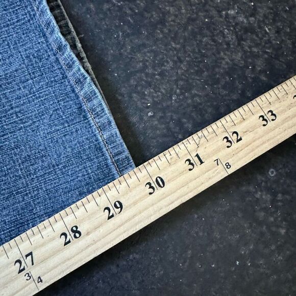 Apt 9 Grey Colored Women’s Jeans Bootcut Style Size 10 Cotton Blend - Picture 7 of 10